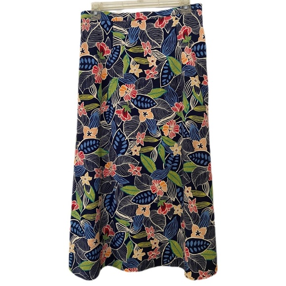 Sag Harbor Dresses & Skirts - Sag Harbor Multicolor Floral Skirt Tropical • Resort Wear • Boho •Floral •Beachy